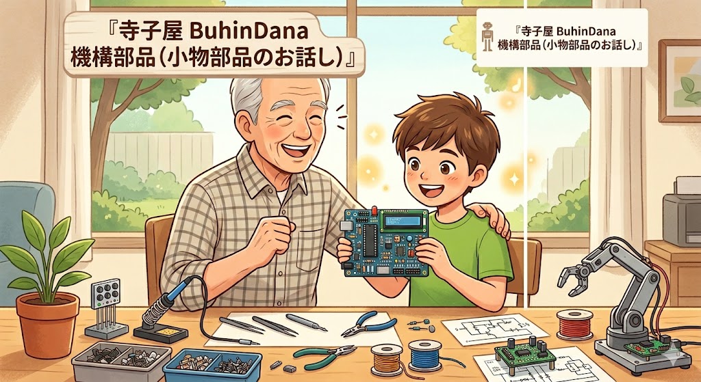 寺子屋BuhinDana機構部品のお話し