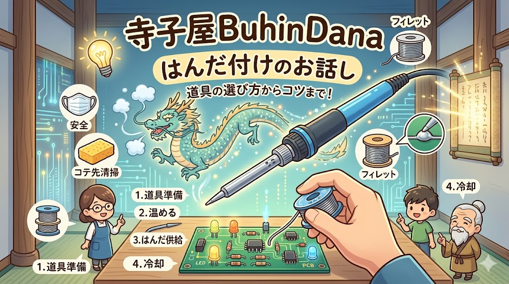 寺子屋BuhinDanaはんだ付けのお話し