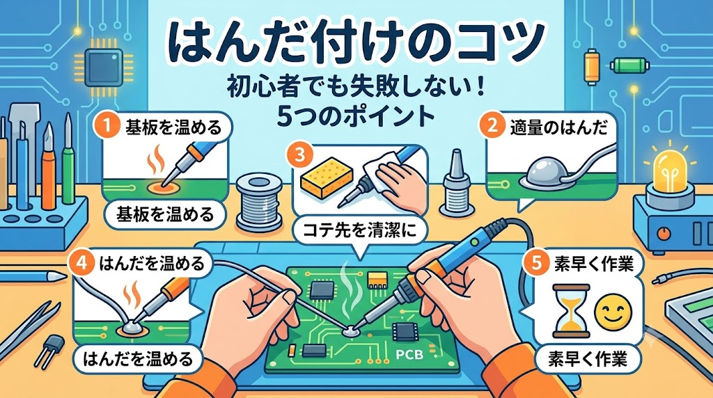 はんだ付けのコツ