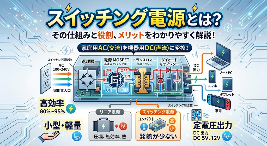 スイッチング電源とは？