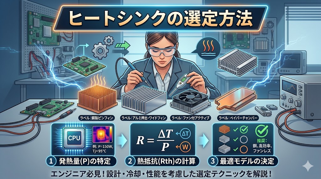 ヒートシンクの選定方法