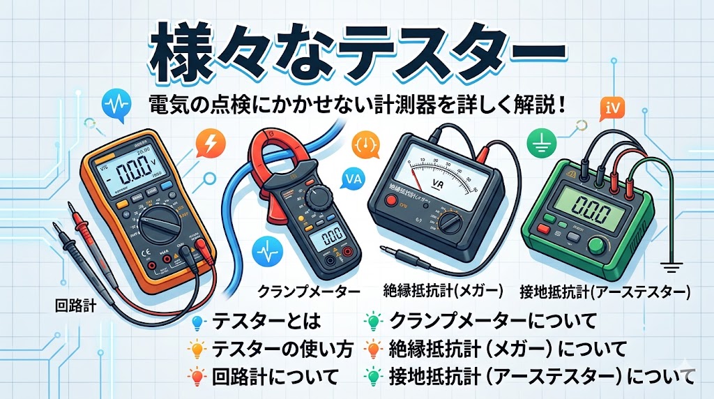 様々なテスター