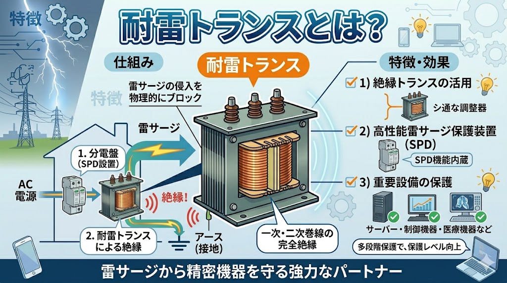 耐雷トランスとは？