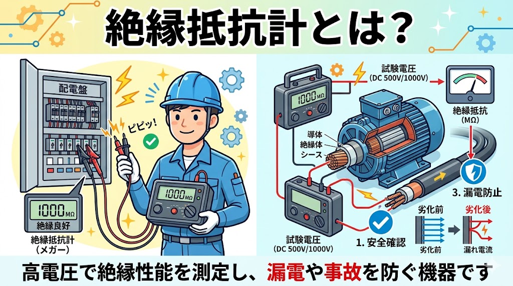 絶縁抵抗計とは？