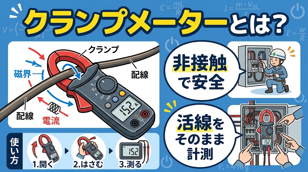 クランプメーターとは？