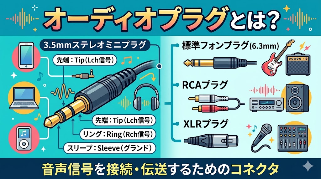 オーディオプラグとは？