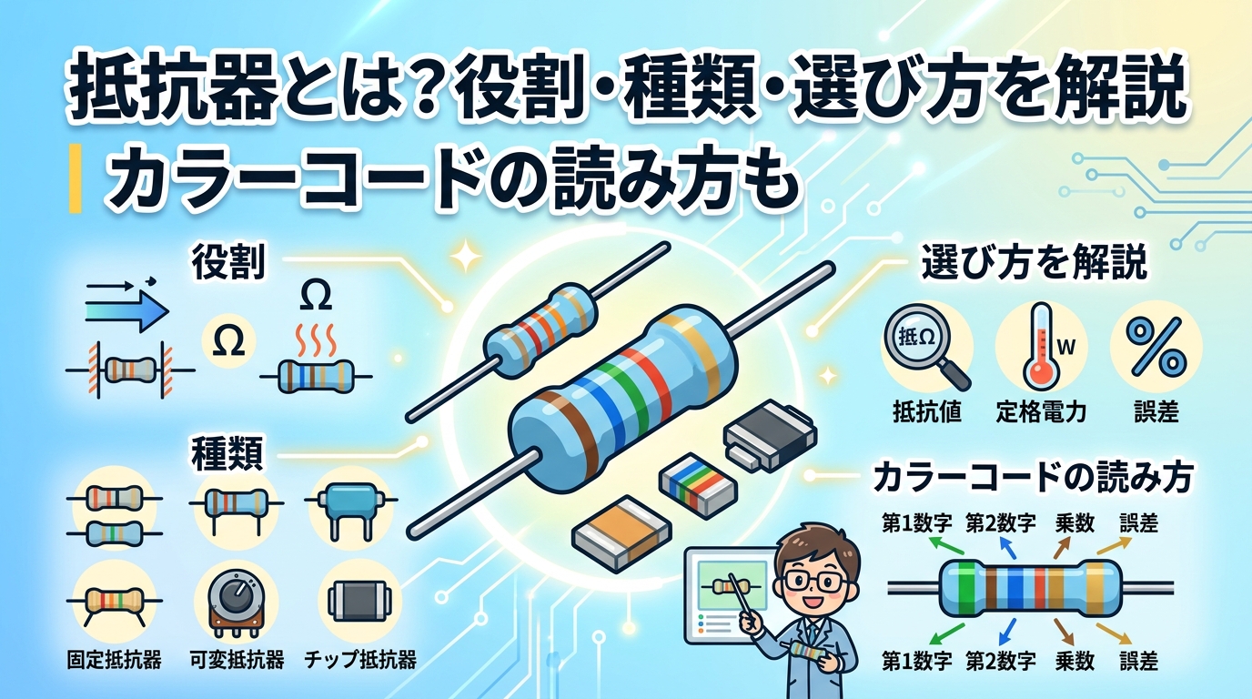 抵抗器とは？のアイキャッチ画像