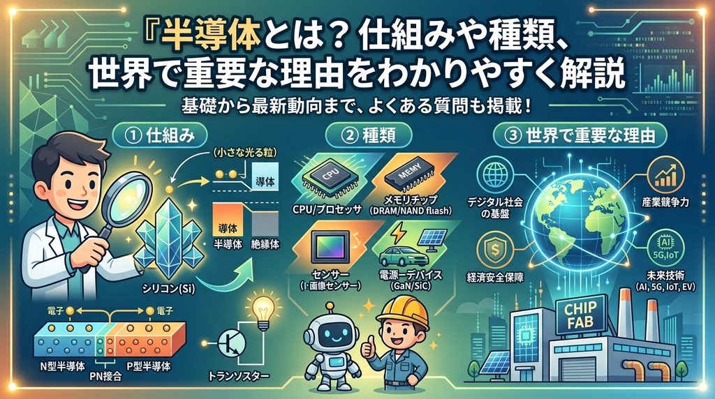 半導体とは?の解説画像