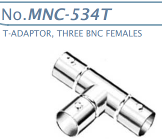 【MNC-534T】マル信無線電機  BNC分岐コネクタ BNCTA-JJJ