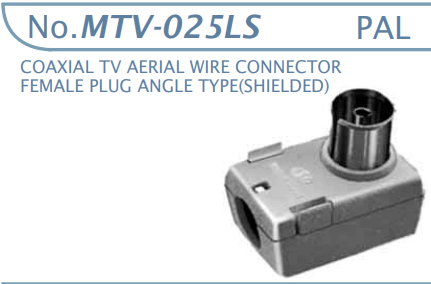【MTV-225LS】マル信無線電機 TV-ビデオ-受信用コネクタ