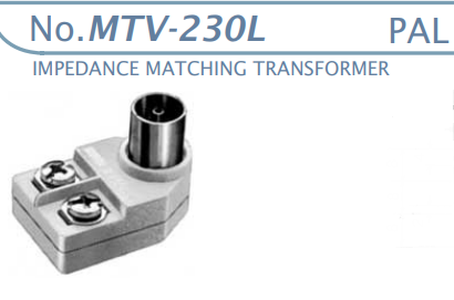 【MTV-230L】マル信無線電機 TV-ビデオ-受信用コネクタ