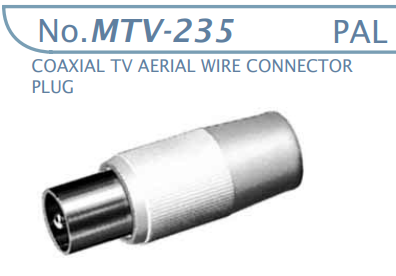 【MTV-235】マル信無線電機  TV-ビデオ-受信用コネクタ