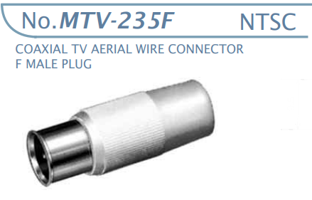 【MTV-235F】マル信無線電機  TV-ビデオ-受信用コネクタ