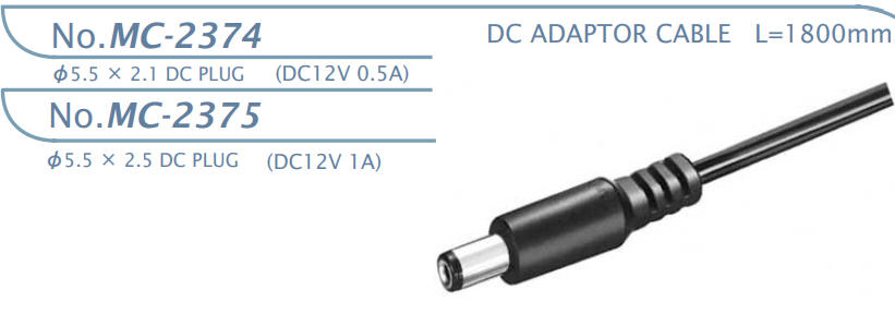 【MC-2374】マル信無線電機 DCプラグジャック DCプラグジャック5.5×2.1・5.5×2.5