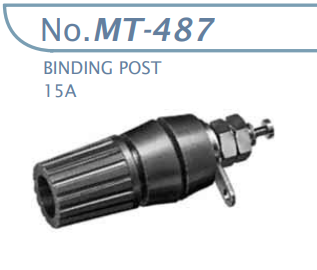【MT-487-B1】マル信無線電機 ミニジョンソンターミナル 15A 黒