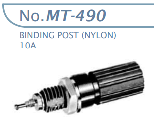 【MT-490-B1】マル信無線電機 ミニジョンソンターミナル 10A 赤