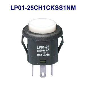 【LP01-25CH1CKSS1NM】NKKスイッチズ LP形 低背形押ボタンスイッチ