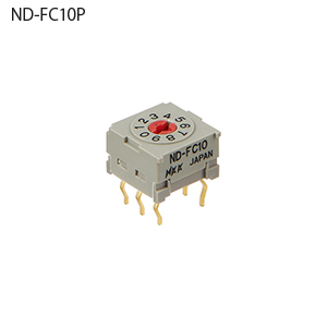 【ND-FC10P】NKKスイッチズ ND形 超小型ディップロータリースイッチ