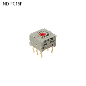 【ND-FC16P】NKKスイッチズ ND形 超小型ディップロータリースイッチ