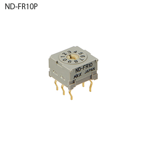 【ND-FR10P】NKKスイッチズ ND形 超小型ディップロータリースイッチ