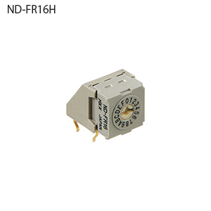 【ND-FR16H】NKKスイッチズ ND形 超小型ディップロータリースイッチ