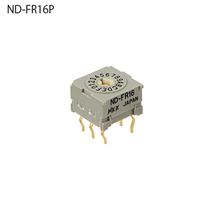 【ND-FR16P】NKKスイッチズ ND形 超小型ディップロータリースイッチ