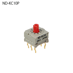 【ND-KC10P】NKKスイッチズ ND形 超小型ディップロータリースイッチ