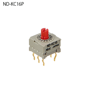 【ND-KC16P】NKKスイッチズ ND形 超小型ディップロータリースイッチ