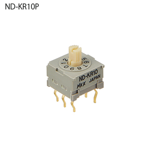 【ND-KR10P】NKKスイッチズ ND形 超小型ディップロータリースイッチ