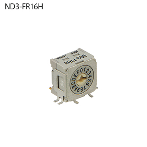 【ND3-FR16H】NKKスイッチズ ND3形 面実装対応超小型ディップロータリースイッチ