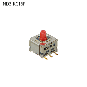 【ND3-KC16P】NKKスイッチズ ND3形 面実装対応超小型ディップロータリースイッチ
