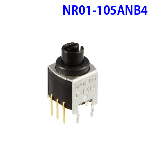 【NR01-105ANB4】NKKスイッチズ  ロータリスイッチ