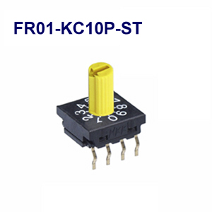 【FR01-KC10P-ST】NKKスイッチズ　ロータリースイッチ