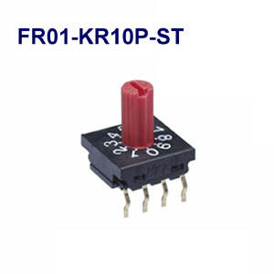 【FR01-KR10P-ST】NKKスイッチズ　ロータリースイッチ