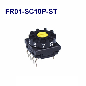 【FR01-SC10P-ST】NKKスイッチズ　ロータリースイッチ