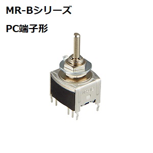 【MR-B24B4】NKKスイッチズ MR-B形 基板実装形ロータリースイッチ