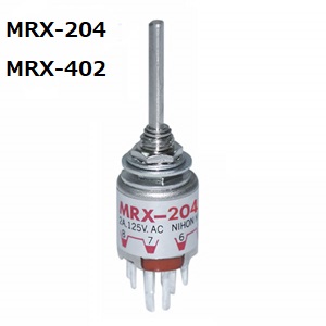 【MRX-204-07YC】NKKスイッチズ MRX形 小形ロータリースイッチ