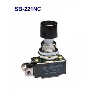 【SB-221N/C】NKKスイッチズ SB形 小形押ボタンスイッチ