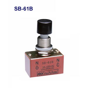 【SB-61B】NKKスイッチズ SB形 小形押ボタンスイッチ