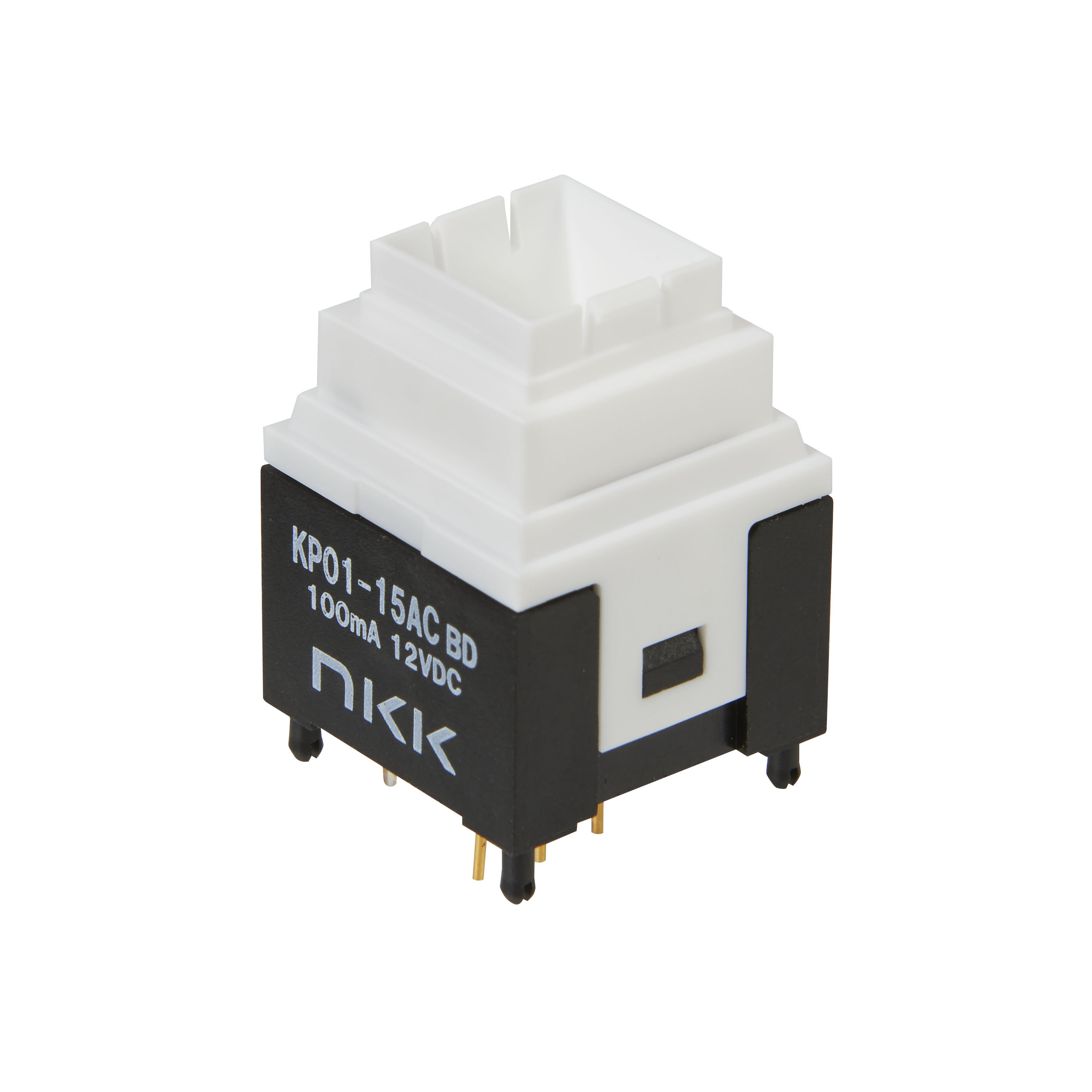 【KP01-15ACAKP41F】NKKスイッチズ KP01形 3色発光照光式 押ボタンスイッチ