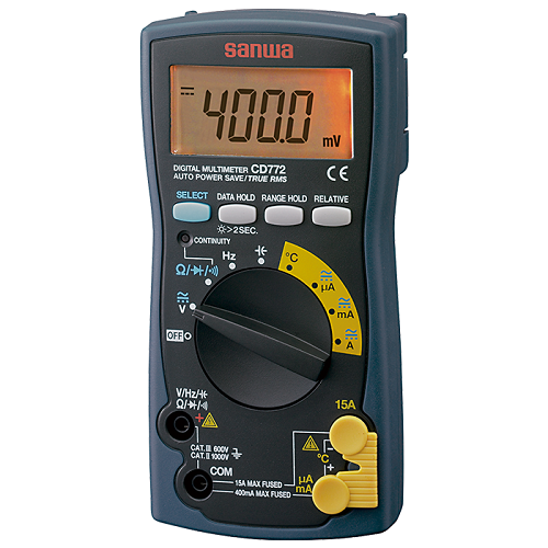 【CD-772】三和電気計器 デジタルマルチメータ （テスター）