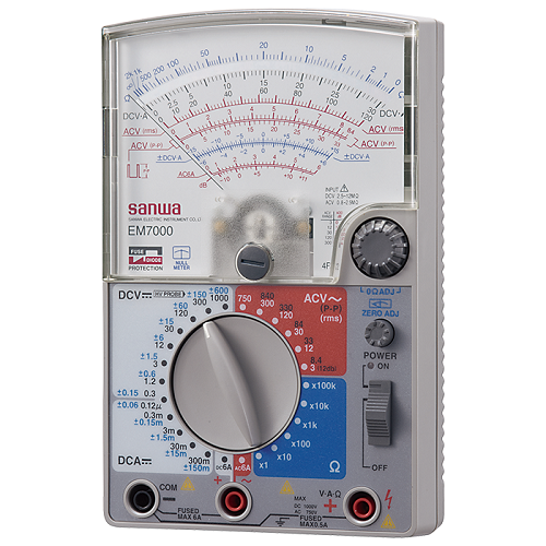 【EM-7000】三和電気計器 アナログマルチテスタ （テスター） FET電子テスタ