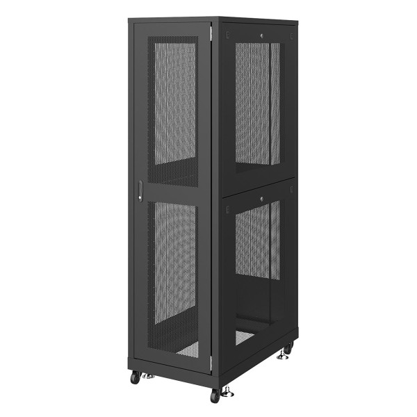 【CP-SVN4210MBKN】サンワサプライ　19インチサーバーラック　メッシュパネル仕様(42U)