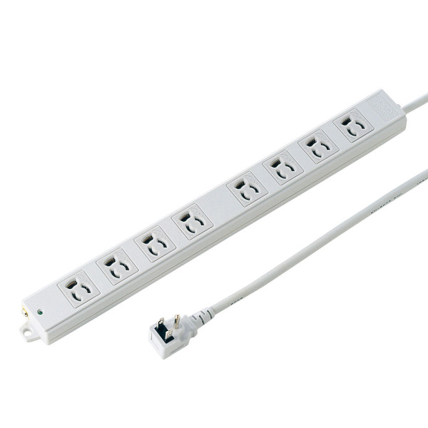 【TAP-KE8L-5】サンワサプライ　工事物件タップ（8個口・5m）