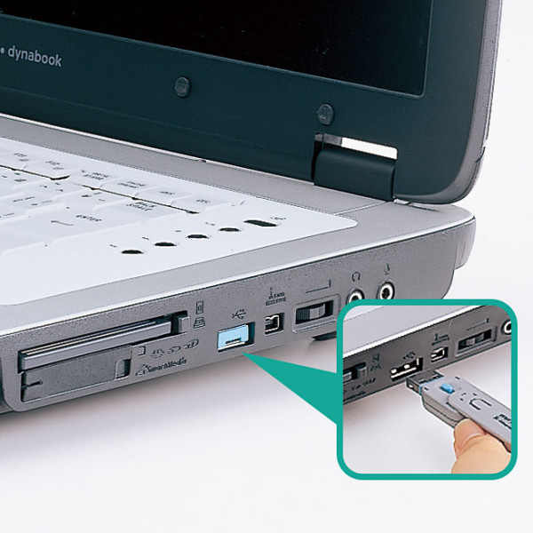【SL-46-BL】サンワサプライ　USBコネクタ取付けセキュリティ