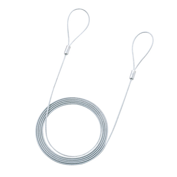 【SLE-11W-2】サンワサプライ　eセキュリティ（ワイヤー、2.0m・2.2mm）
