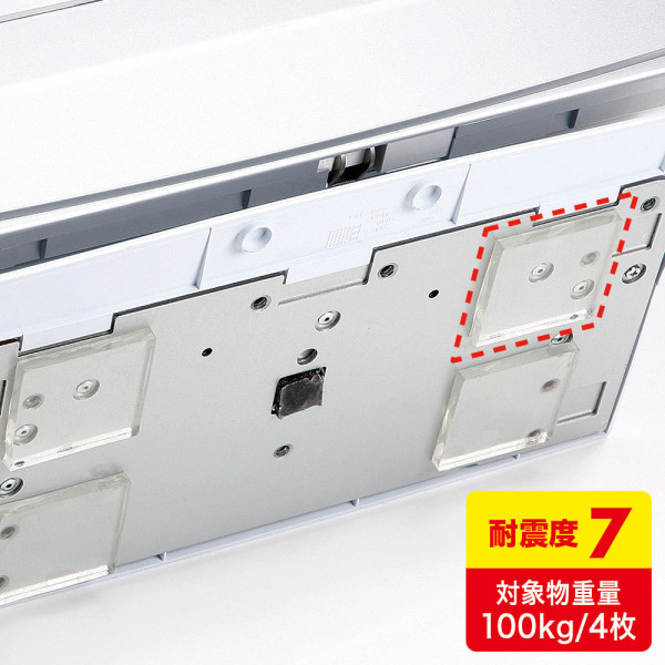 【QL-74CL】サンワサプライ　透明両面粘着ゴム（大）