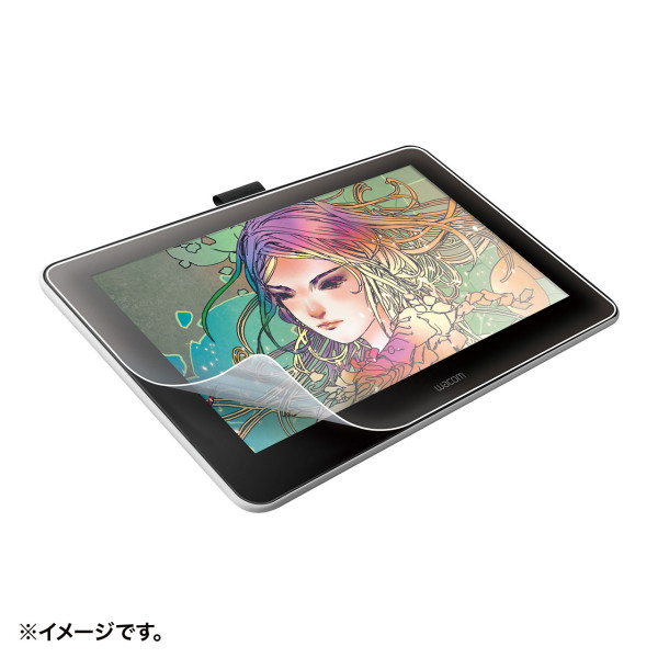 【LCD-WO13P】サンワサプライ　Wacom ペンタブレット Wacom One用ペーパーライク反射防止フィルム