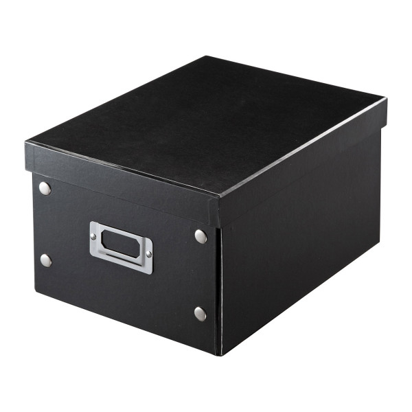 【FCD-MT4BKN】サンワサプライ　組み立て式DVD BOX（ブラック）