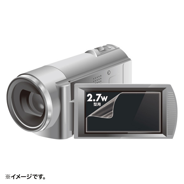 【DG-LC27WDV】サンワサプライ　液晶保護フィルム（2.7型ワイドデジタルビデオカメラ用）